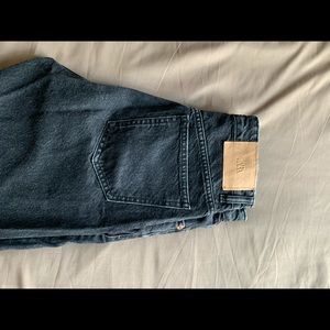 Zara “cropped” ankle cut-slightly wide leg